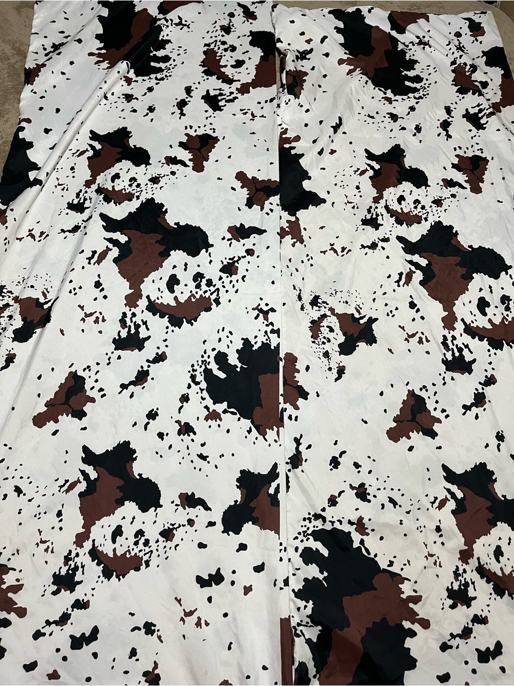 2 Cow Print Body Pillow Covers